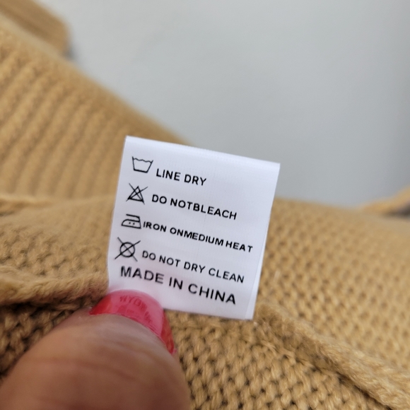 Miss Sparkling Tan Striped Cardigan - Picture 8 of 8